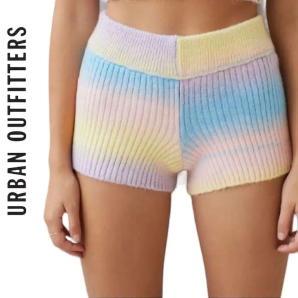 NEW Out From Under UO Urban Outfitters Sherbet Sweater Shorts L
